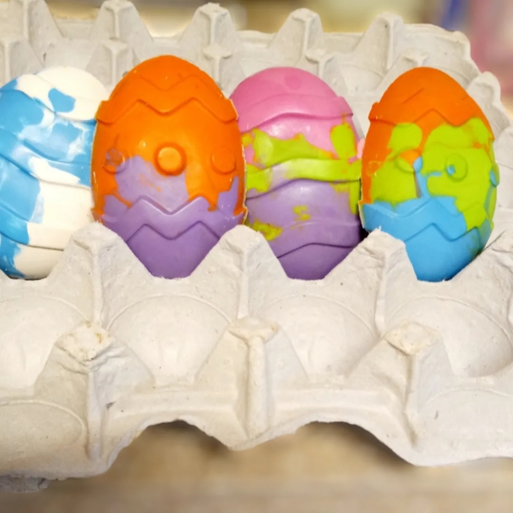 Easter egg crayons